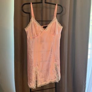 Pink Silk Babydoll Sleep Nighty
